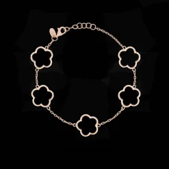 Cesare Pompanon Bracelet FDM Multi Trefles Rose FBR28524 ON R